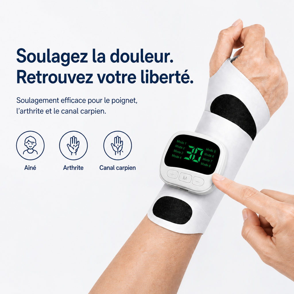 Orthèse de poignet pour soulager le canal carpien - arthrite - tendinite