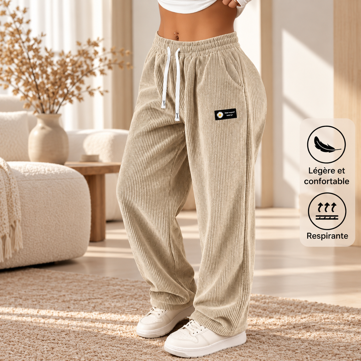 Le pantalon côtelés